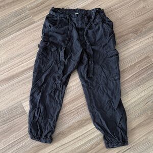 American Eagle Outfitters Charcoal Cargo Joggers